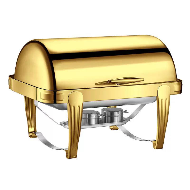 镀色翻盖餐炉