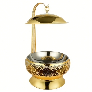 8L镂空金色吊炉