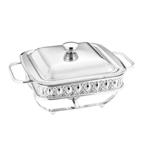 2L正方型花边玻璃酒精炉