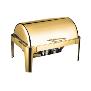 镀金长方形全钢盖餐炉【全钢盖】