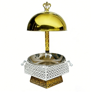 8L六角形大理水转印圆盖