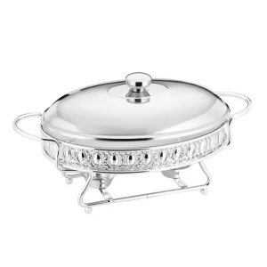 2L椭圆型花边玻璃酒精炉